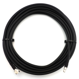 RP-SMA macho a N macho 2m cable coaxial — elástico HF-400-UF (equivalente a LMR400 UF UltraFlex)