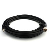 RP-SMA macho a N macho Hex 1m IP67 cable coaxial — elástico HF-400-UF (equivalente a LMR400 UF UltraFlex)