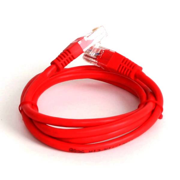 Cable de conexión Cat5e 1m rojo