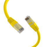 Cable de conexión Cat5e 1m amarillo