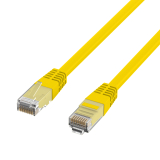 Cable de conexión Cat5e 1m amarillo