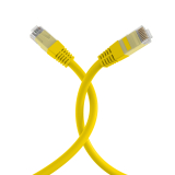 Cable de conexión Cat5e 1m amarillo