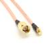 Cable Pigtail MMCX Male / SMA Male 25cm