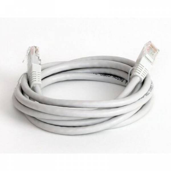 Cable de conexión Cat5e 2m gris