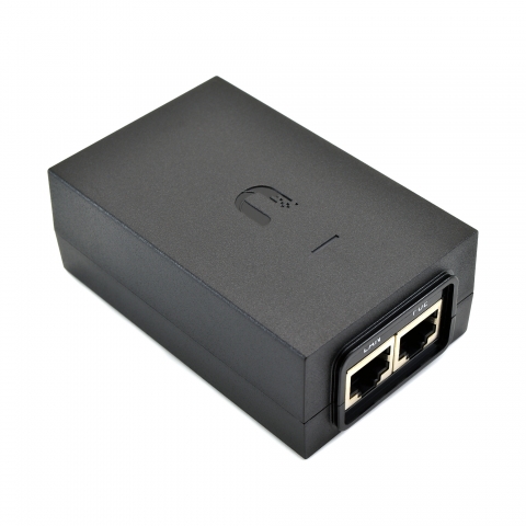 Ubiquiti Adaptador de Corriente Gigabit POE-24-24W negro