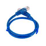 Cable de conexión Cat5e 0.5m azul