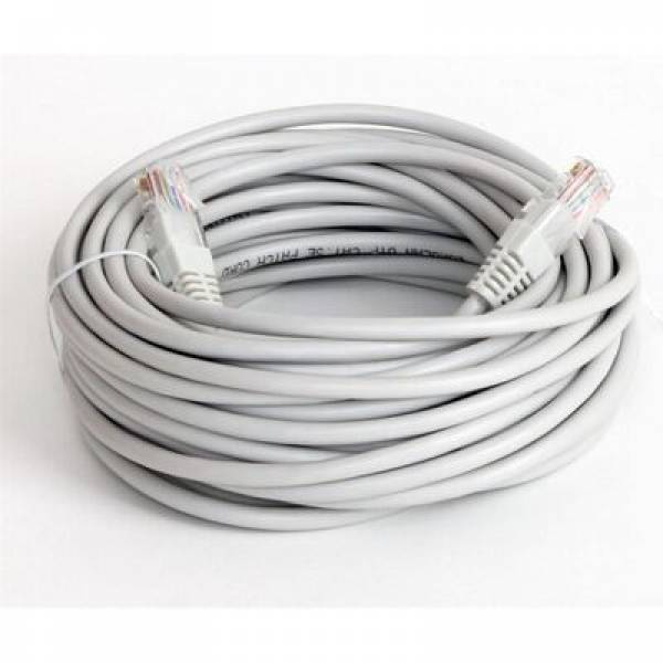 Cable de conexión Cat6 10m gris